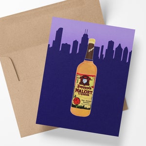 Malort Card - Chicago Greeting Card - Everyday Any Occasion Card