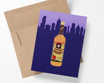 Malort Card - Chicago Greeting Card - Everyday Any Occasion Card