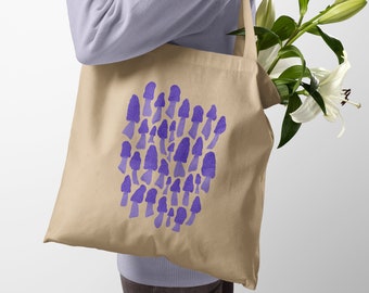 Morel Mushroom Tote Bag - Original Artwork - Mushroom Print