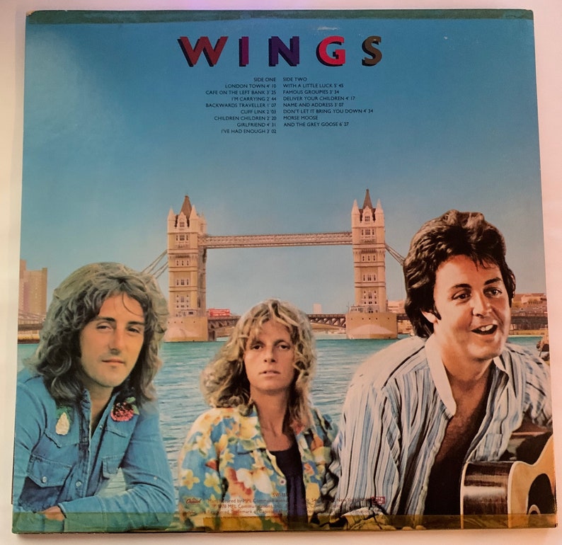 London Town Wings Paul McCartney Etsy