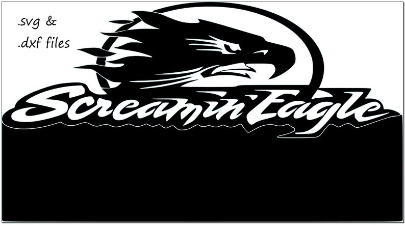 Screamin' Eagle dxf svg cutting files | Etsy