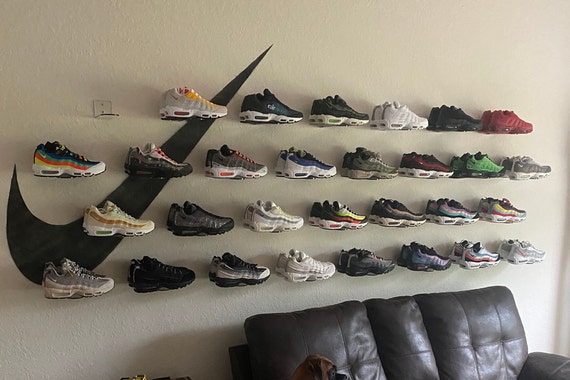 Set of 30 Floating Sneaker Displays / Shelves Clear Plastic | Etsy Set of 30 Floating Sneaker Displays / Shelves Clear Plastic | Etsy
