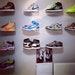 Set of 12 Floating Sneaker Displays / Shelves - Clear Plastic Wall Mounts - Read Description 