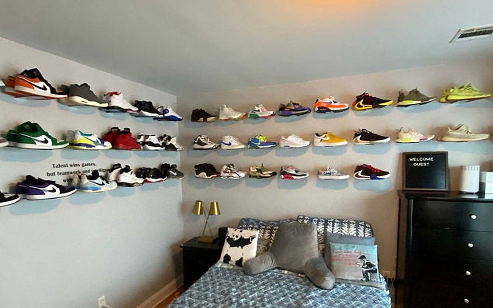 Set of 60 Floating Sneaker Displays / Shelves Clear Plastic Etsy