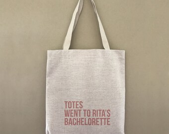 bachelorette tote etsy