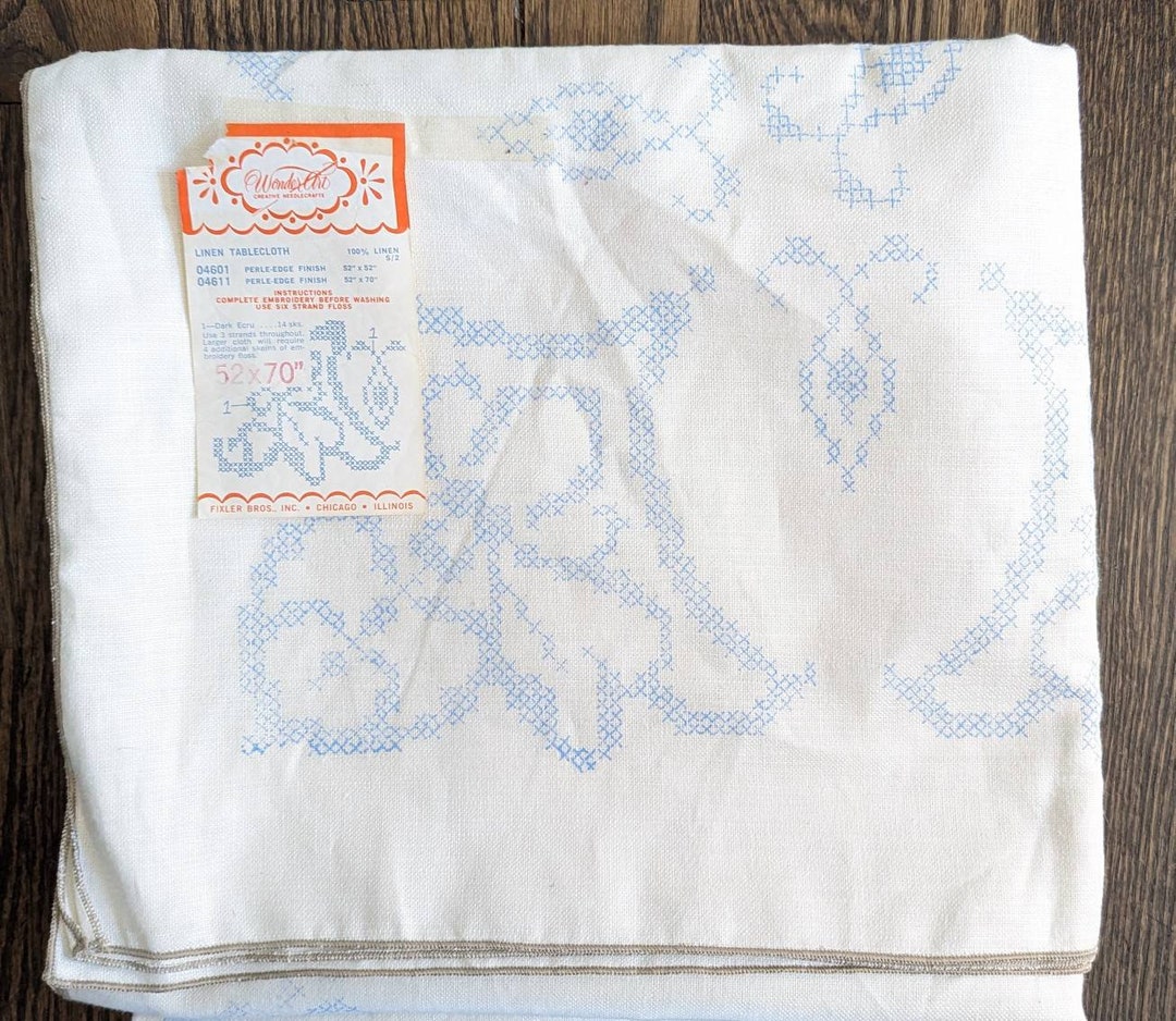 Vintage Pure Linen for Hand Embroidery Crossstitch Etsy