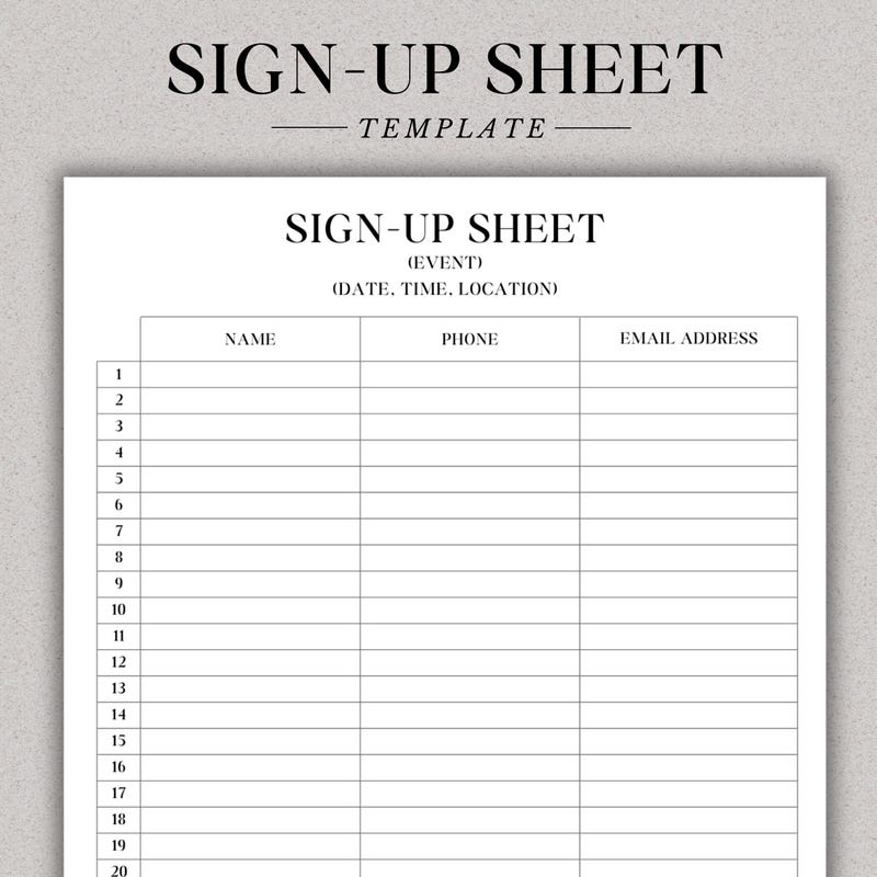 Xbox Sign Up Form.pdf Club Sign - Etsy
