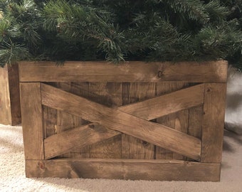 Christmas tree box | Etsy