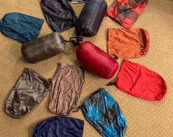 Stuff sacks backpacking hammocking