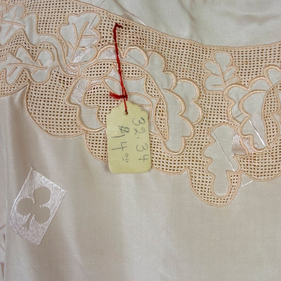 Unworn With Tag 1920s Silk Midi Length Nightgown,… - image 5