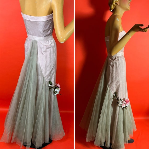 Extraordinary 1950s Frederick Starke Mermaid Dres… - image 2