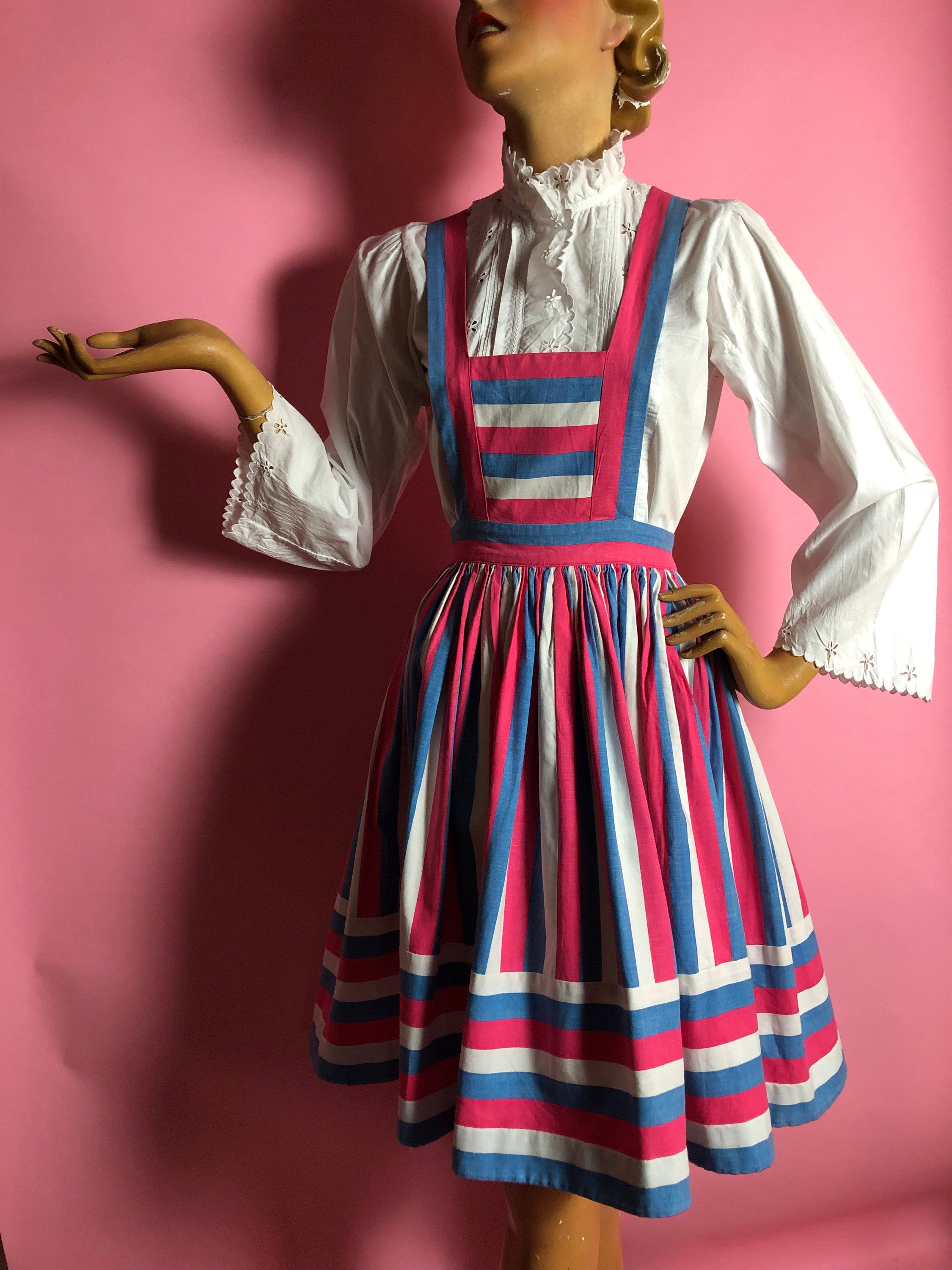Knee length pinafore dress hotsell