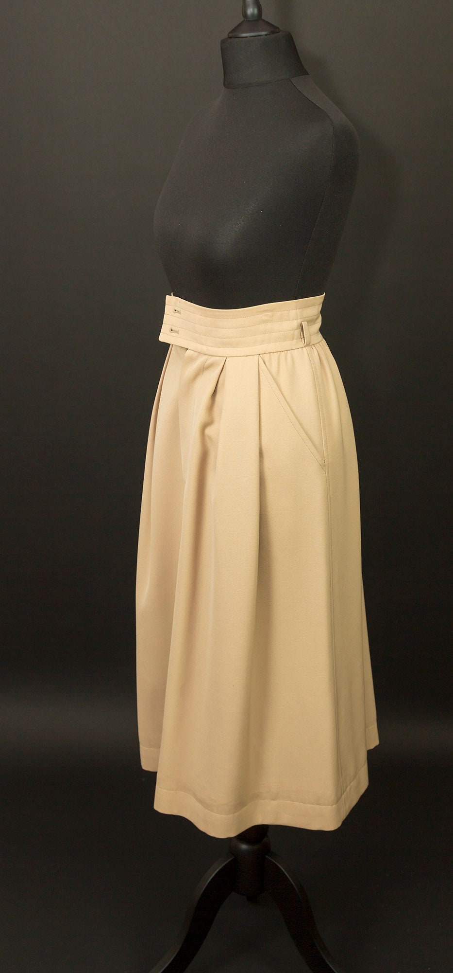 1970s YSL Yves Saint Laurent Rive Gauche Skirt With High - Etsy UK