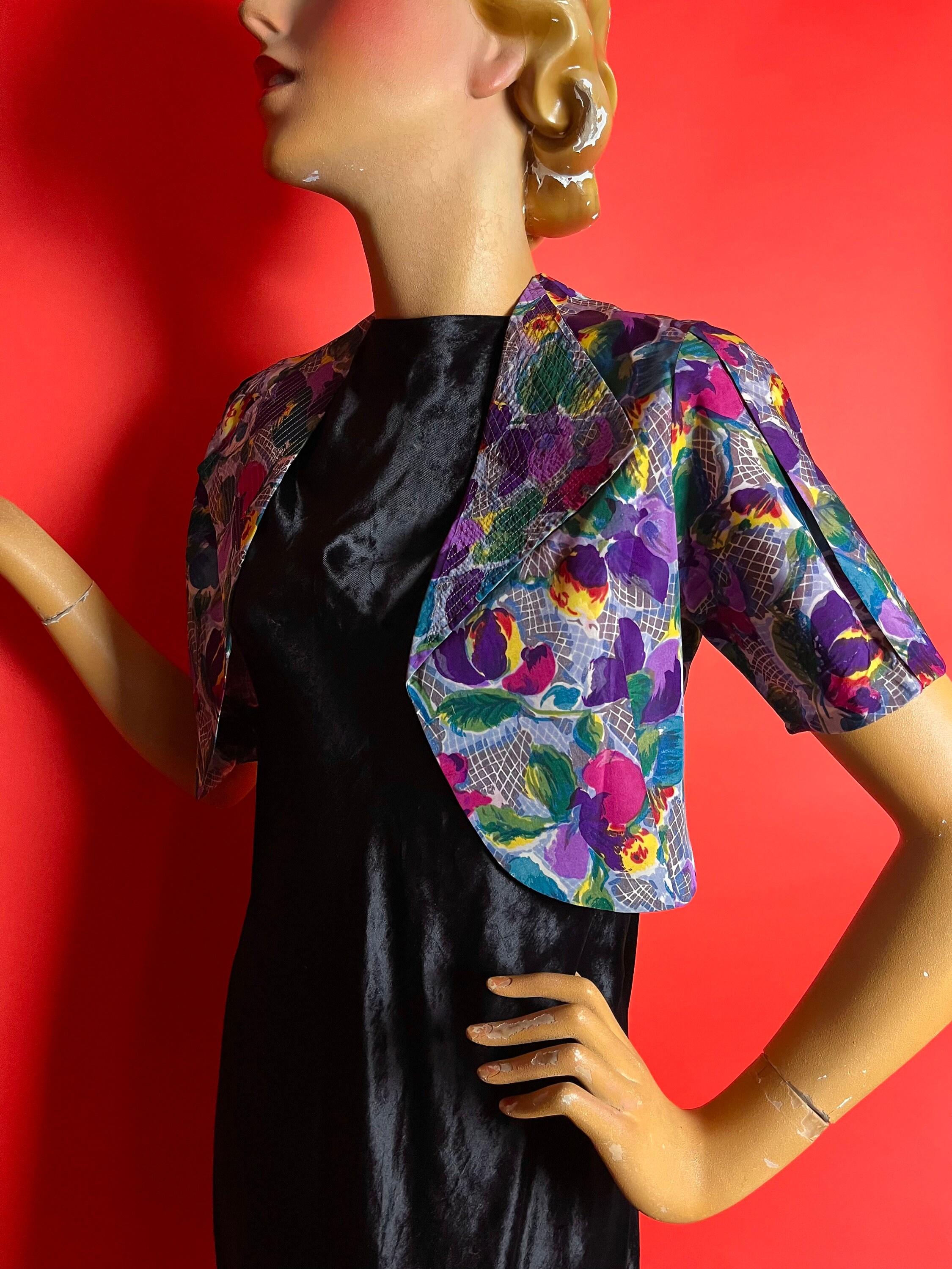 Magenta bolero shop jacket