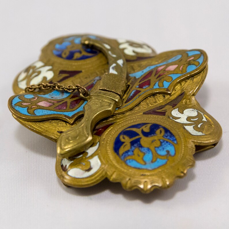 Rare 1900s Imperial Russian Dagger Belt Buckle with Enamel Etsy