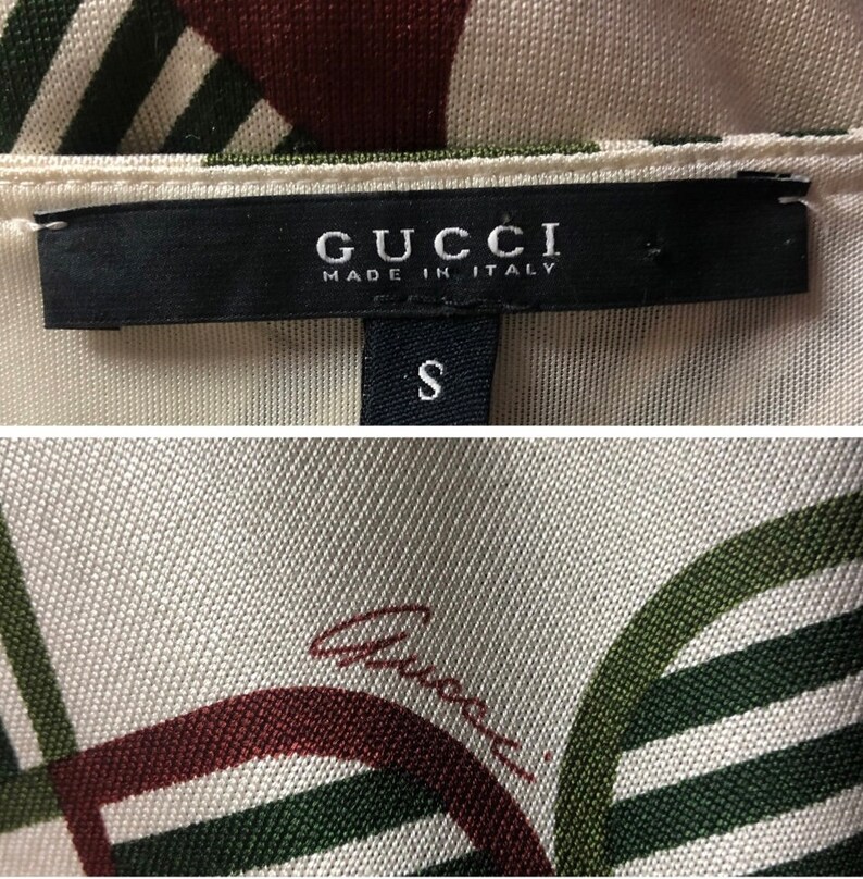 Y2K Gucci Silk Jersey Dress Plunging V Neckline 70s Style - Etsy