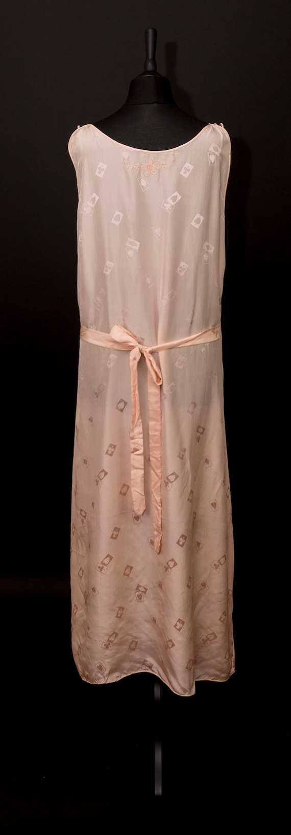 Unworn With Tag 1920s Silk Midi Length Nightgown,… - image 4