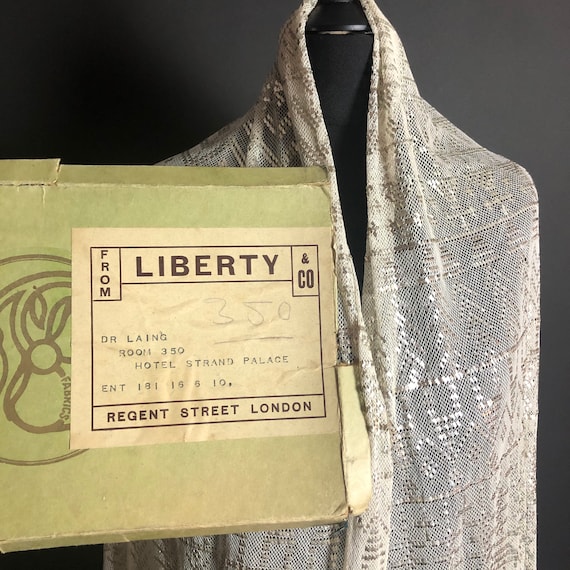 1920s Assuit Shawl in Original Box from Liberty &
