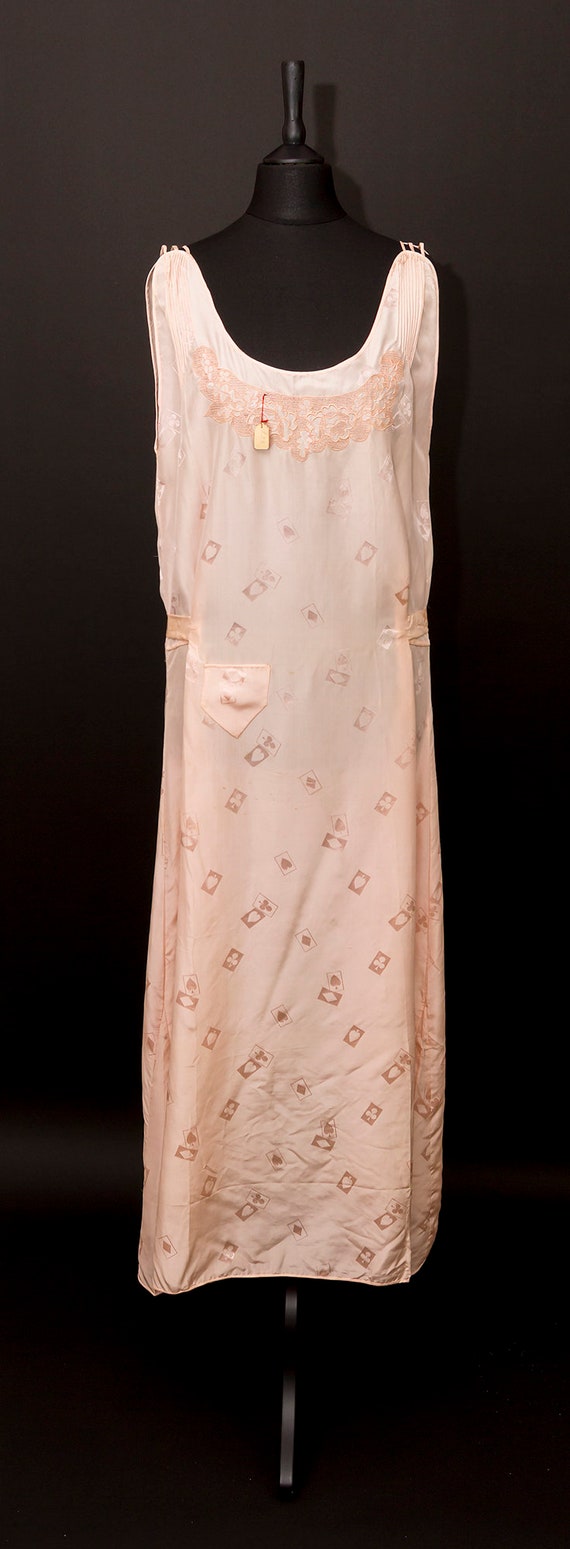 Unworn With Tag 1920s Silk Midi Length Nightgown,… - image 2