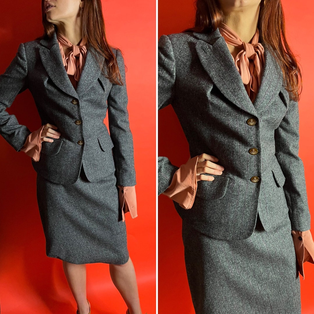 2010 Vivienne Westwood Red Label Skirt Suit, Magenta 2010 Vivienne Westwood Red Label Skirt Suit, Magenta