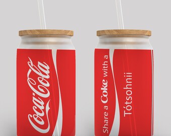 Frosted Glass Share a Soda Pop