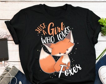 Camiseta engraçada de raposa, unissex, presente para amantes de raposas, camiseta fofa de raposa, camiseta de animal, camiseta, fã de furry, fursuit, furries, natureza e vida selvagem, garota que