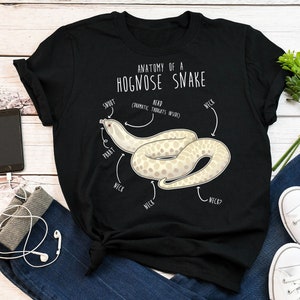 Snow Hognose Snake Shirt, Women, Men, Funny Reptile Tshirt, Snake Lover Gift, Reptile T-shirt, Cute Snake Tee White Snake Mom Snake Dad