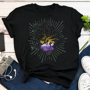 Nonbinary Pride Shirt, Non Binary Pride Gift, LGBT T-shirt, NB Flag Tee, LGBTQ, Heart Tree of Life, Transgender, Pride Festival, Enby, Trans