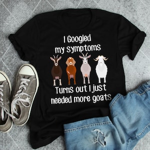 Camiseta engraçada com estampa de cabra, unissex, presente para amantes de cabras, camiseta fofa para fazendeiros, camiseta com tema de pecuária, para mães, pais, fazendeiros, produtores de leite, animais de estimação e cabras alpinas francesas.