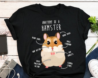 Roborovski Dwarf Hamster Shirt, Women, Men, Funny Robo Hamster Lover Gift, Cute Pocket Pet T-shirt, Hamster Lover Tshirt, Hamster Mom, Dad