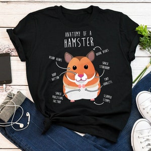 Syrian Hamster Shirt, Women, Men, Funny Hamster Lover Gift, Cute Pocket Pet T-shirt, Hamster Lover Tshirt, Tee, Hamster Mom, Dad