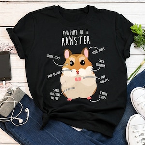Roborovski Dwarf Hamster Shirt, Women, Men, Funny Robo Hamster Lover Gift, Cute Pocket Pet T-shirt, Hamster Lover Tshirt, Hamster Mom, Dad