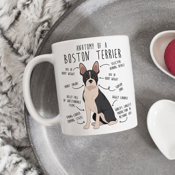 Boston Terrier Coffee Mug, Cute Boston Terrier Gift, Dog Lover, Funny Pet Lover Gift for Her, Him, Boston Mom, Boston Dad, Dog Cup