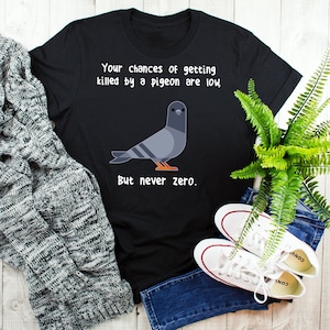 Pigeon Shirt, Women, Men, Funny Bird Lover Gift, Cute Wild Feral Pigeon T-shirt, Dove Tshirt, Pet Tee, Tops, Clothing, Sky Rat, Animal