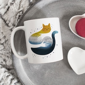 Aroace Pride Coffee Mug, Aromantic Asexual Pride Flag Gift, LGBT Mug, Gay Pride Month Festival, Aro Ace Sunset, Aroace Cat, Pride Cat Lover