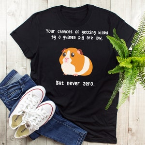 Guinea Pig Shirt, Women, Men, Funny Guinea Pig Lover Gift, Cute Cavy T-shirt, Pet Cavies Tshirt, Animal Rodent Mom Dad Clothing, Meme Zero