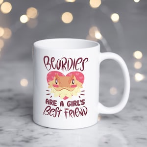 Bearded Dragon Kaffeebecher, niedliches Reptil Geschenk, Bearded Dragon Liebhaber, lustige Eidechse Tasse, Geschenk für sie, Geburtstag, Tier Meme, Mutter, Mädchen