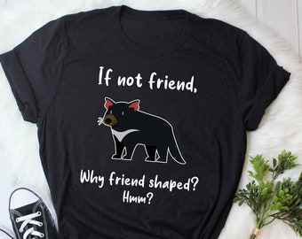 Tasmanian Devil Shirt, Women Men, Australian Tassie Devil Lover Gift, Cute Animal Meme T-shirt, Straya, Wildlife Nature Tee, Aussie, Hobart