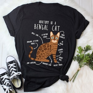 Bengal Cat Shirt, Women, Men, Funny Cat Lover Gift, Cute Pet T-shirt, Bengal Cat Lover Tshirt, Bengal Cat Tee, Bengal Mom, Cat Dad, Animal