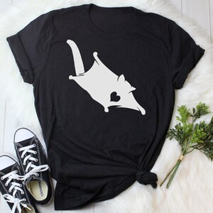 Sugar Glider Shirt, Women, Sugar Glider Lover Gift, Cute Sugar Glider T-shirt, Pet Lover Tshirt, Graphic Tee, Tops Clothing, Marsupial, Blue