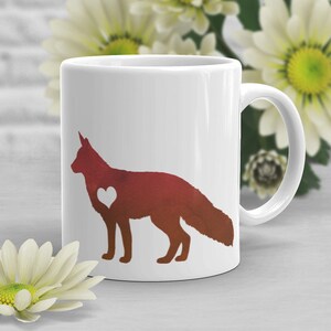 Fox Coffee Mug, Cute Fox Gift, Fox Lover, Fox Gifts for Him, Her, Housewarming, Birthday, Boss, Friend, Furry Fandom, Furry Fox, Fox Cup