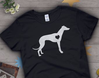 Greyhound Shirt, Women Men, Dog Lover Gift, Cute Italian Greyhound T-shirt, Whippet Lover TShirt, Pet Graphic Tee, Dog Lover Tops, Pink Blue