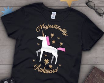 Maglietta divertente con unicorno, donna uomo, regalo per amanti