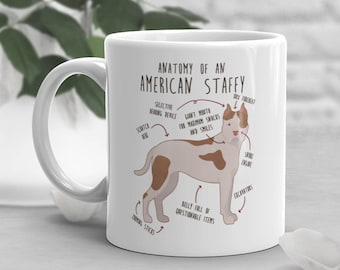 Tazza American Staffordshire Terrier: Messaggio Divertente, Idea Regalo Originale Per Amanti Dei Cani - 325 Ml