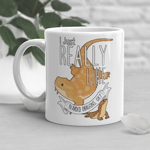 Bartagame-Kaffeetasse, niedliches Reptil Geschenk, Bartagame-Liebhaber, lustige Eidechsen-Tasse, Geschenk für Sie, für Ihn, Housewarming, Geburtstag, wirklich wie