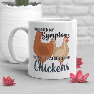 Chicken Coffee Mug, Cute Chicken Gift, Chicken Lover, Funny Chicken Cup, Gift for Her, Him, Birthday, Hen, Mom, Dad, Farmer Farming Farm Mug