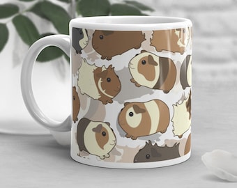 Guinea Pig Coffee Mug, Guinea Pig Lover Gift, Cavy Cup, Gift for Her, Him, Housewarming, Birthday, Boss, Friend, Cavies, Cute Pet Guinea Pig