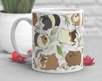 Guinea Pig Coffee Mug, Guinea Pig Lover Gift, Cavy Cup, Gift for Her, Him, Housewarming, Birthday, Boss, Friend, Cavies, Cute Pet Guinea Pig