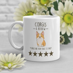 Corgi Coffee Mug, Cute Corgi Gift, Dog Lover, Funny Gift for Her, Him, Birthday, Pembroke Welsh Corgi, Pet Mug, Corgi Mom Corgi Dad, Review