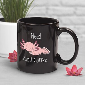 Axolotl Coffee Mug, Cute Axolotl Gift, Mexican Walking Fish Lover, Funny Pink Axolotl Cup, Gift for Her, Him, Housewarming, Birthday